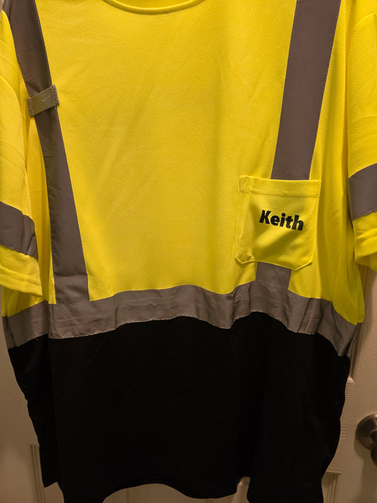 Reflective work shirt